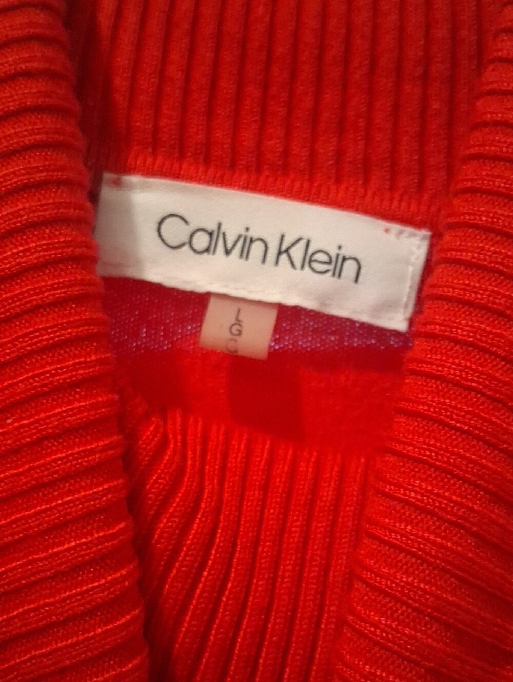 Tahari Pink and Red Turtleneck Sweaters - Picture 3 of 5